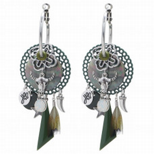 Earrings Buffalo Creoles