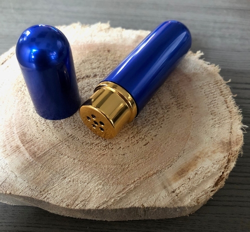 Luxe aluminium Aroma Inhaler blauw