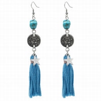 Oorbellen Turquoise Steen