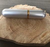 Luxe aluminium Aroma inhaler zilver 